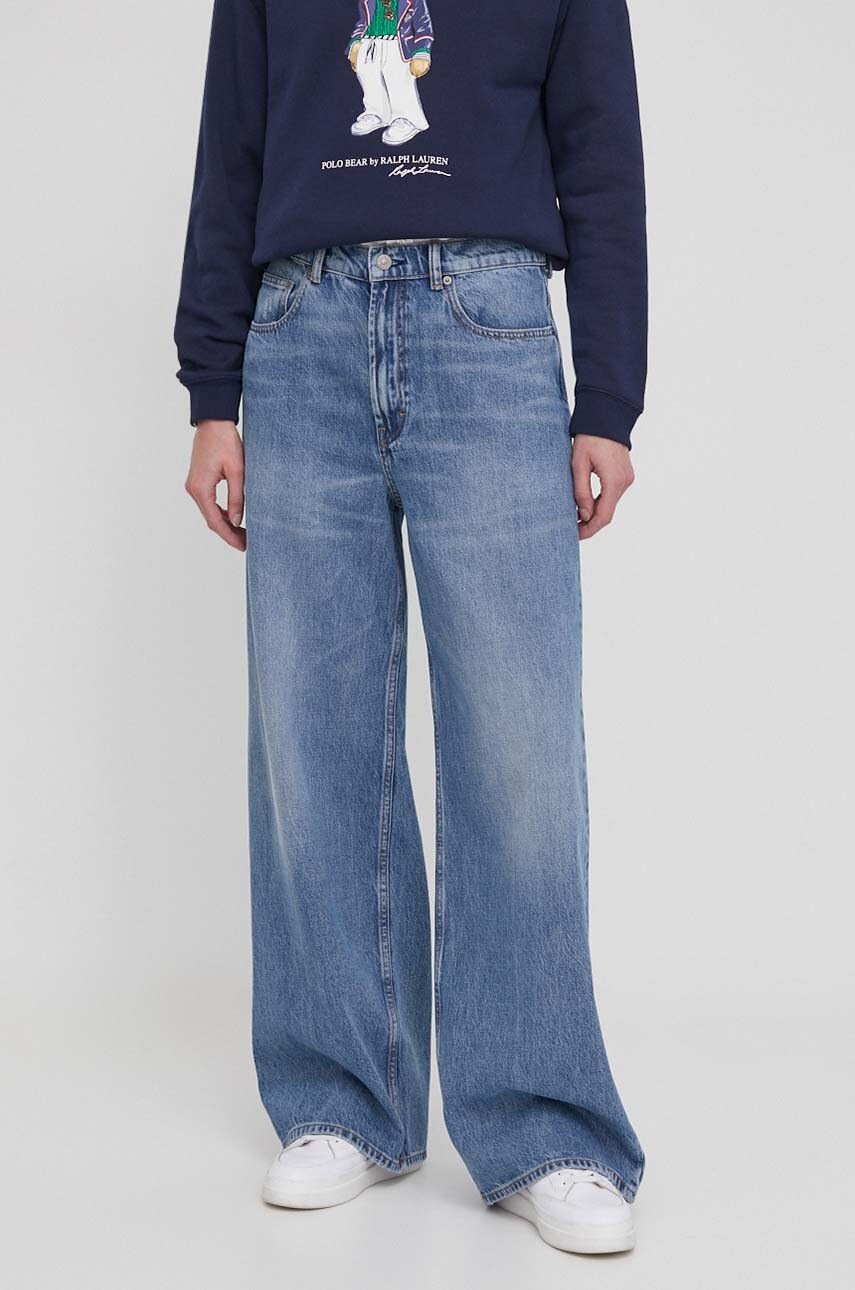 

Дънки Polo Ralph Lauren с висока талия 211936923, Тъмносин