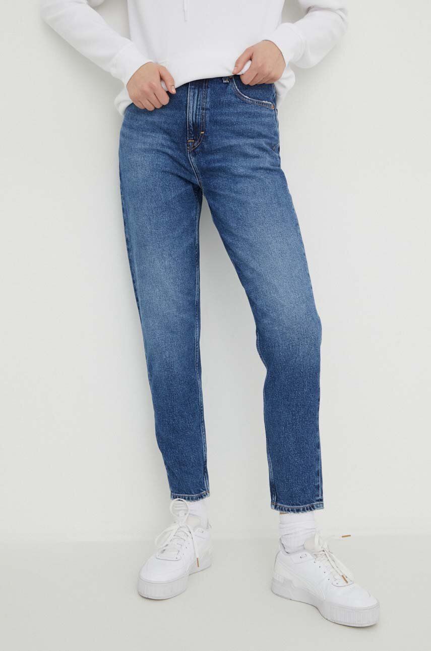 Levně Džíny Tommy Jeans dámské, high waist, DW0DW16972
