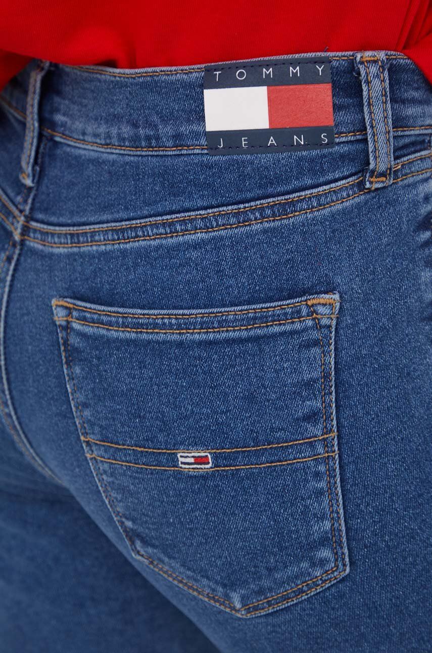 Tommy Jeans jeansy Nora damskie kolor niebieski