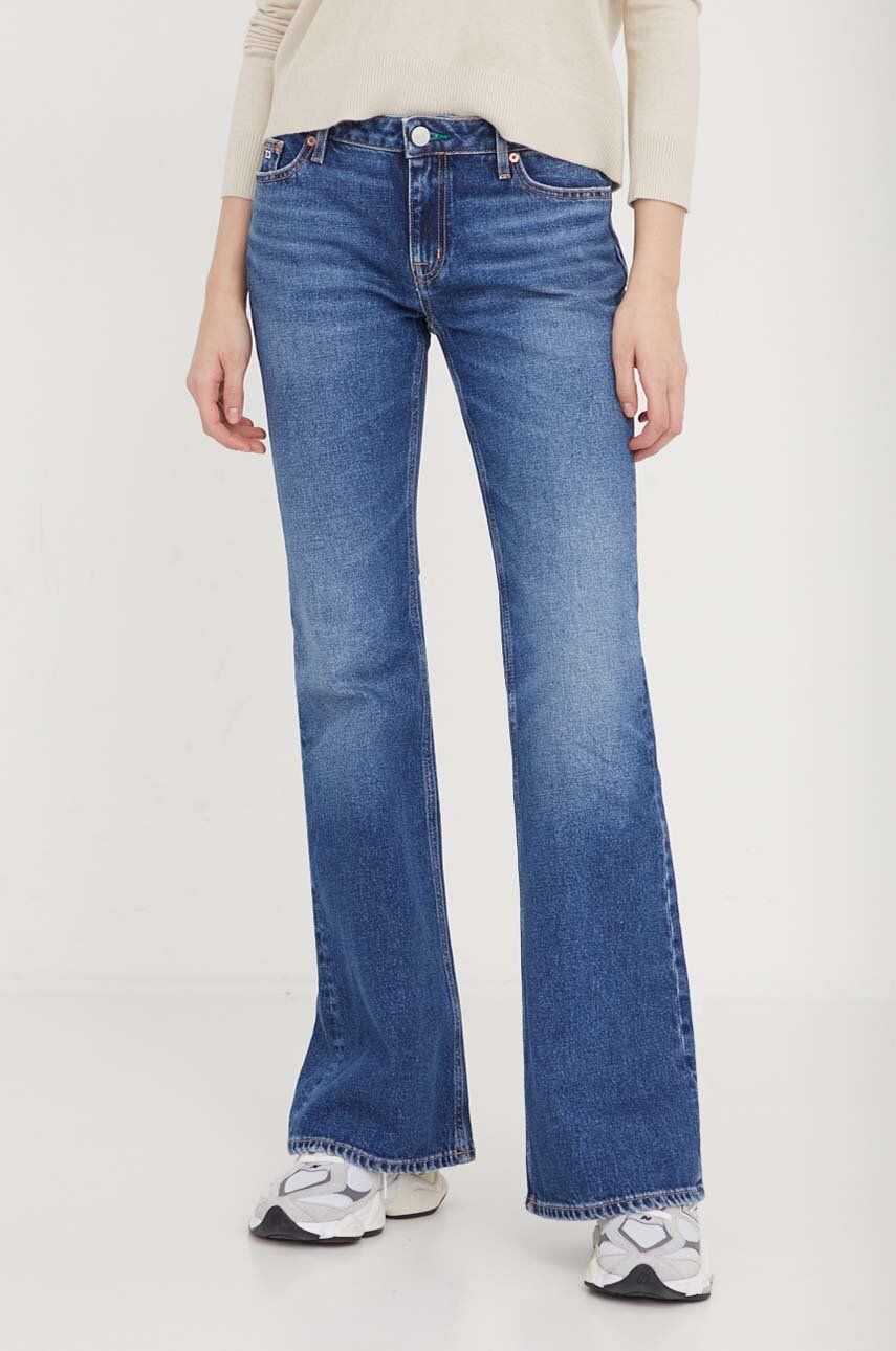 Levně Džíny Tommy Jeans dámské, high waist, DW0DW17181