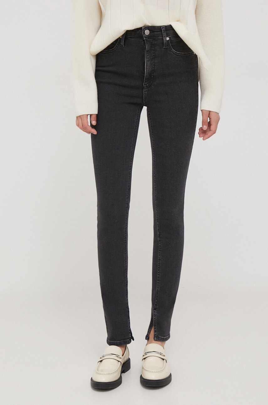 

Дънки Calvin Klein Jeans в черно J20J222141, Черен
