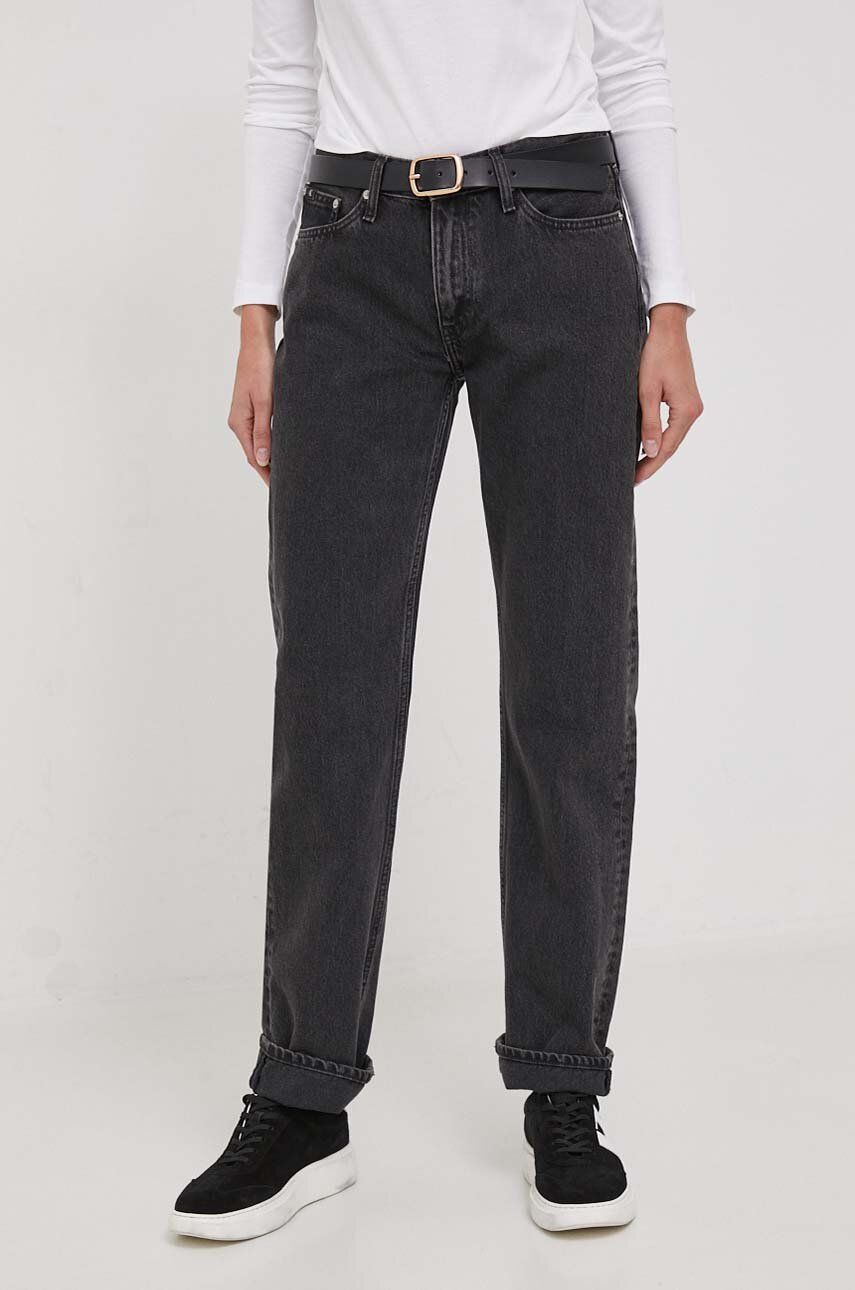 Džíny Calvin Klein Jeans dámské, high waist, J20J222434