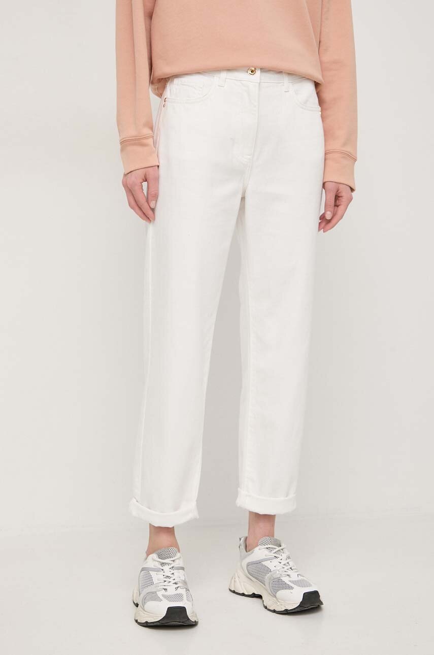 

Дънки Patrizia Pepe в с висока талия 8P0565 D061, Бежов