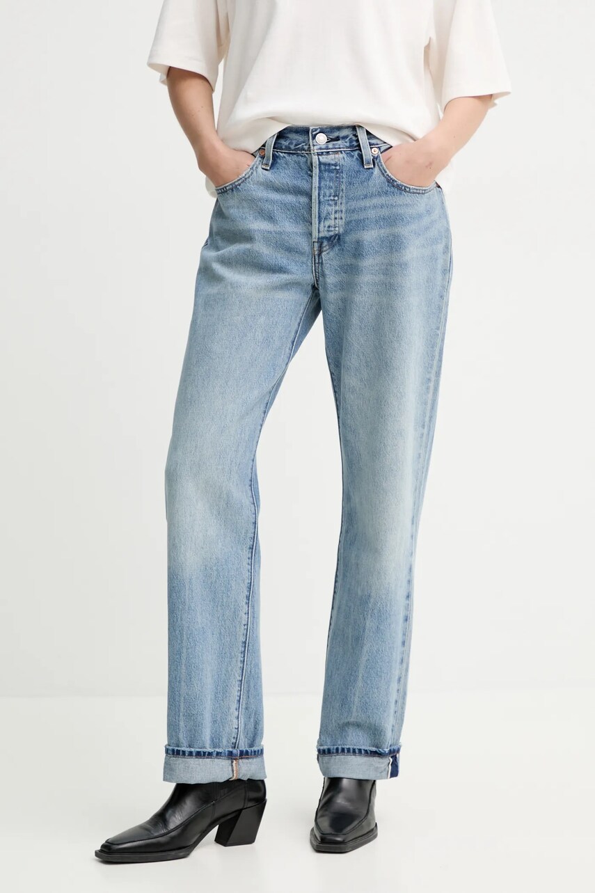 Levi's jeansi 501 90S femei high waist, A1959