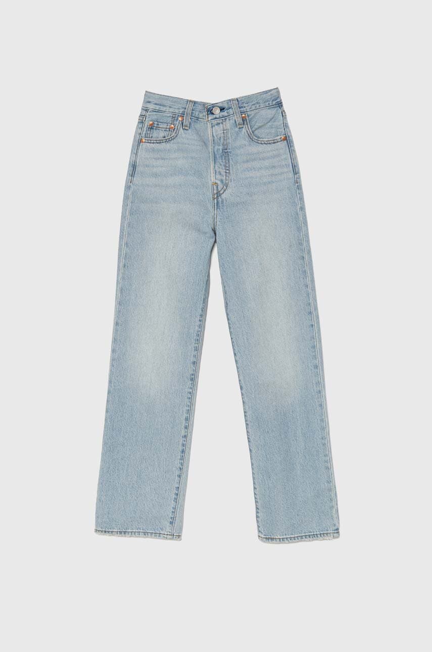 Levi's jeansi RIBCAGE STRAIGHT ANKLE femei high waist