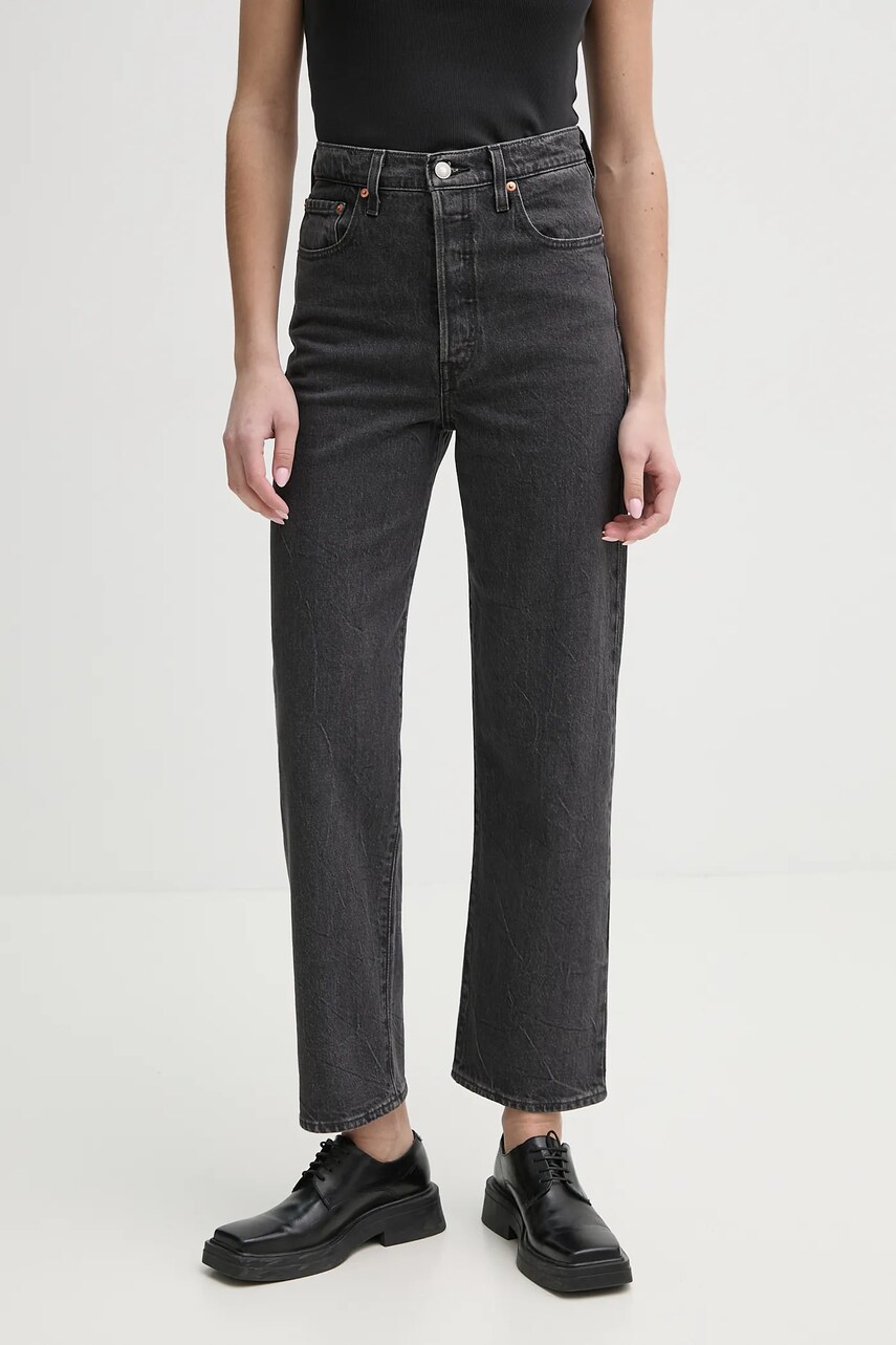 Levi's jeansi RIBCAGE STRAIGHT ANKLE femei high waist