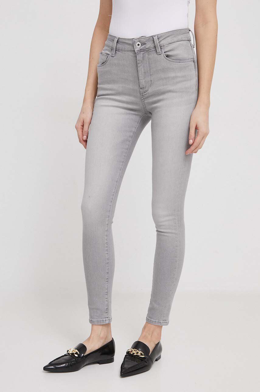 Pepe Jeans jeansi femei, culoarea gri