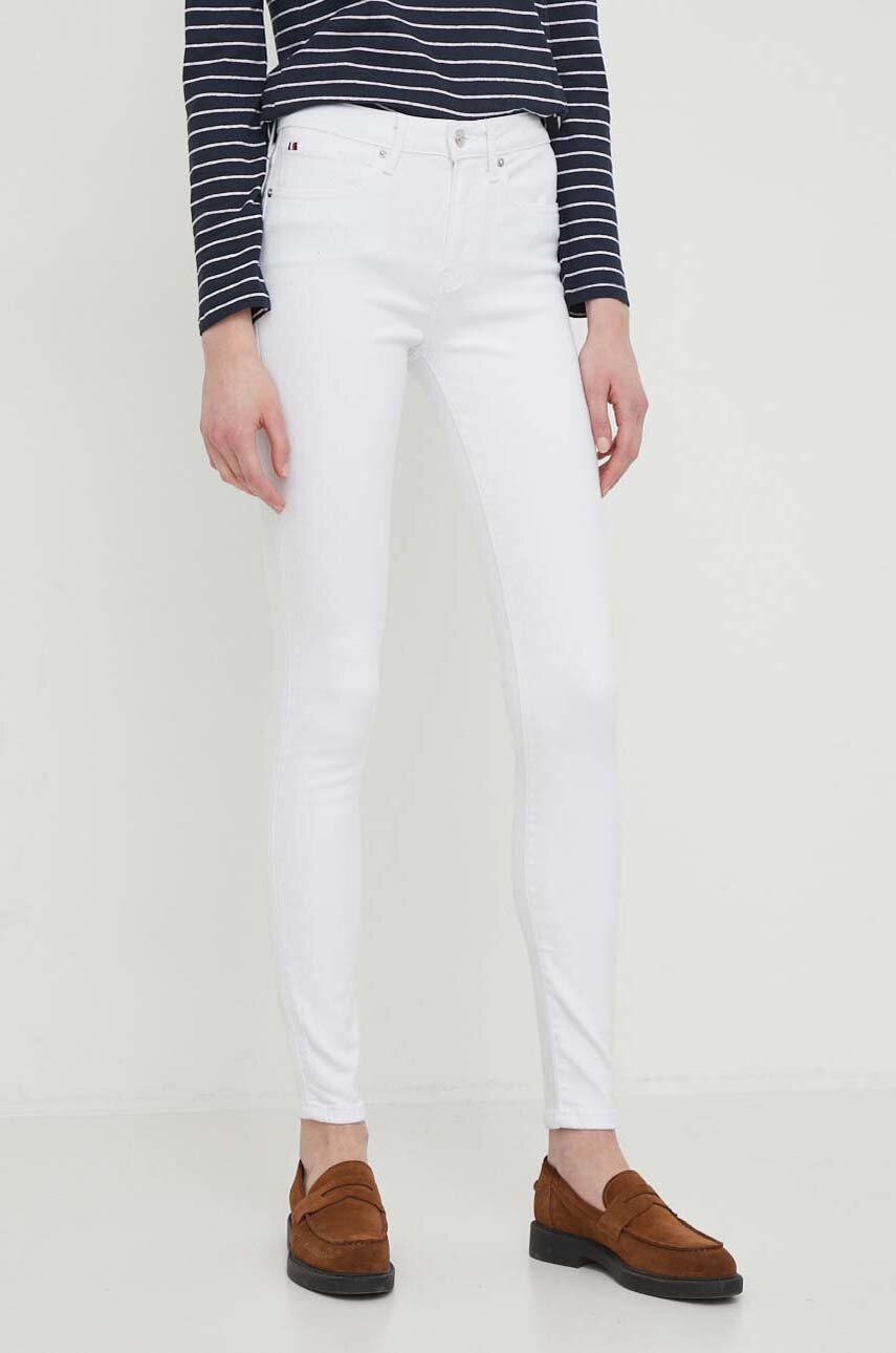 

Дънки Tommy Hilfiger в бяло WW0WW41295, Бял