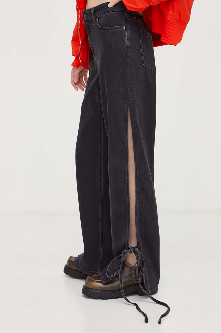 Τζιν παντελόνι Won Hundred χρώμα: μαύρο φωτογραφία