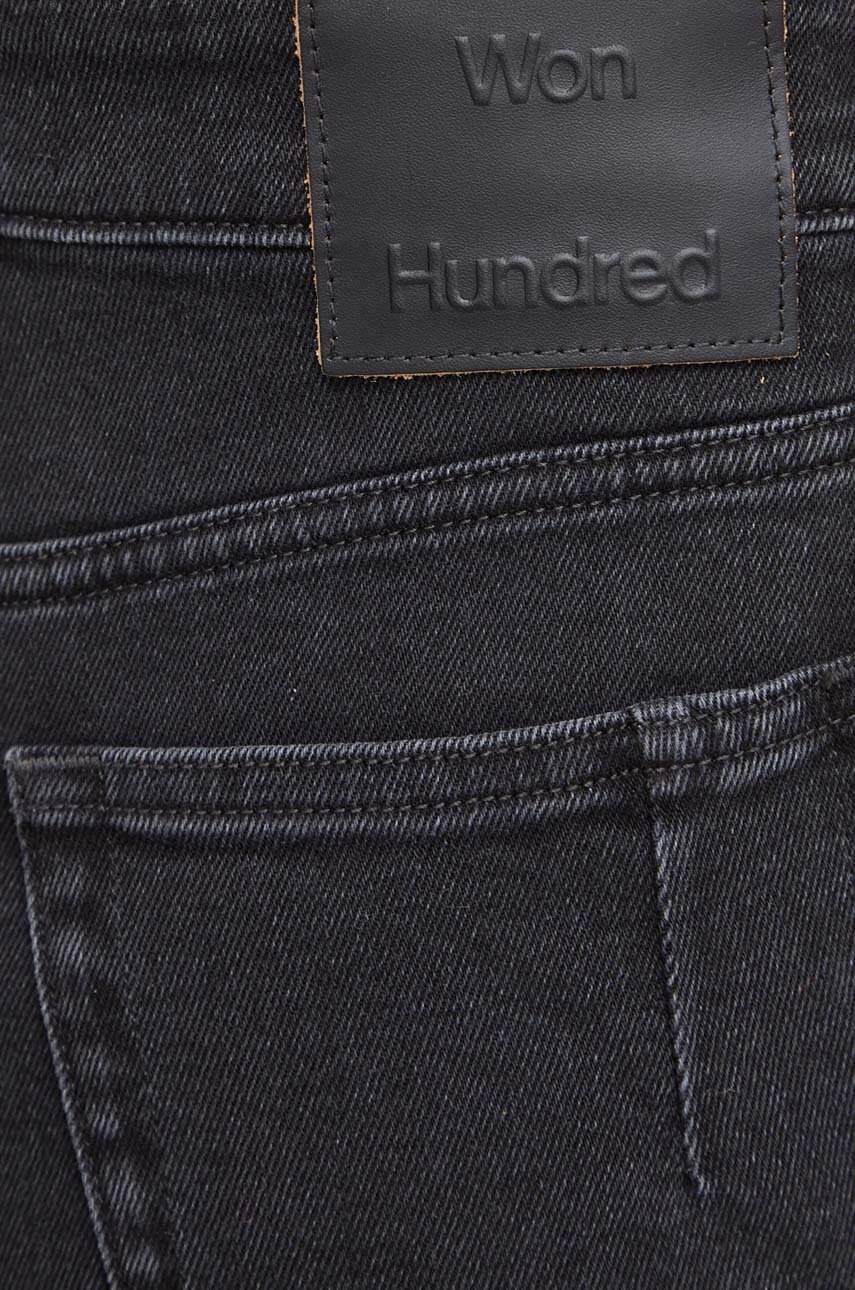 Τζιν παντελόνι Won Hundred χρώμα: μαύρο φωτογραφία
