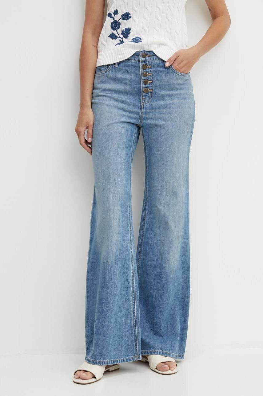 Levně Džíny Lauren Ralph Lauren dámské, high waist, 200940287