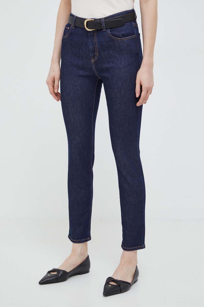 Weekend Max Mara jeans femei, culoarea bleumarin 2415180000000