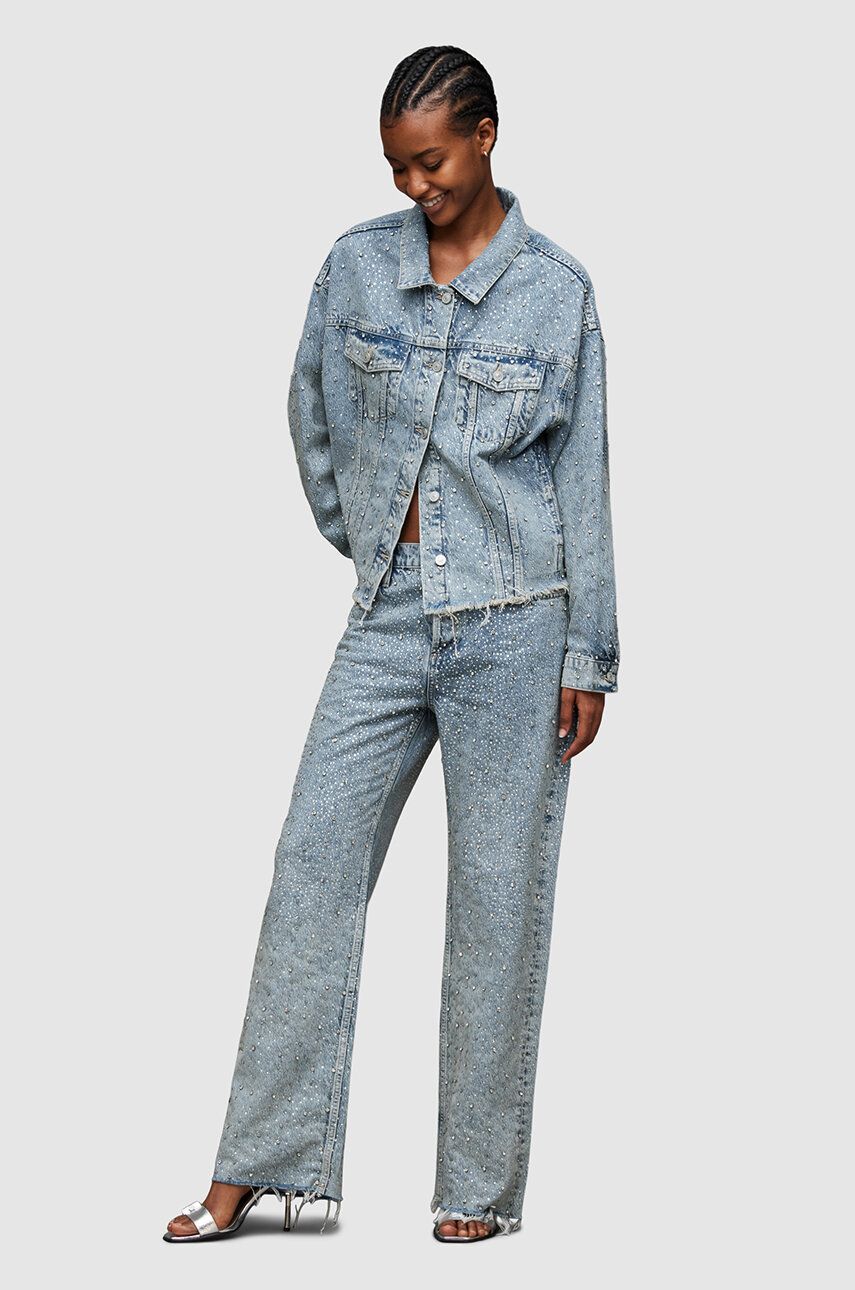 AllSaints jeansi Wendel femei high waist