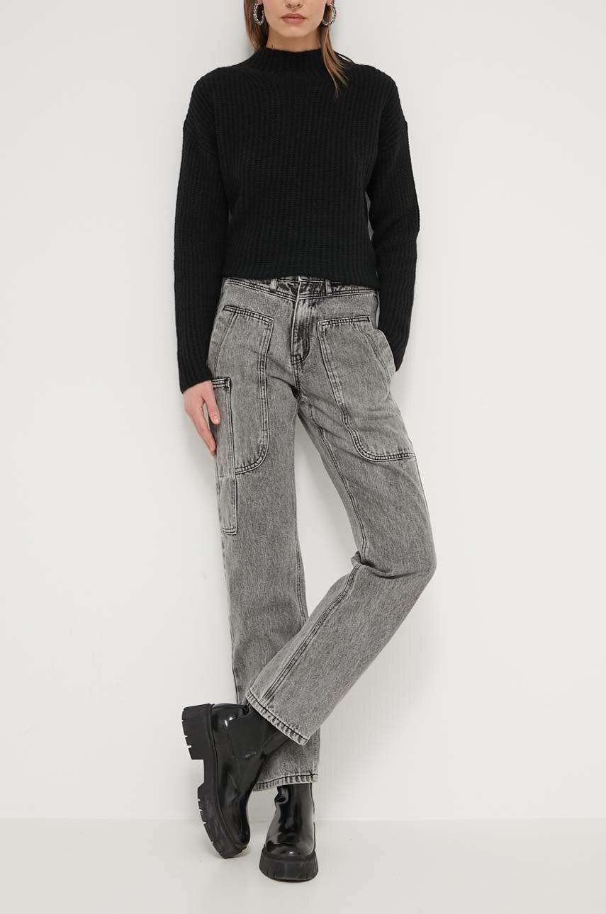 Desigual jeansi MACKENZ femei high waist, 24SWDD56