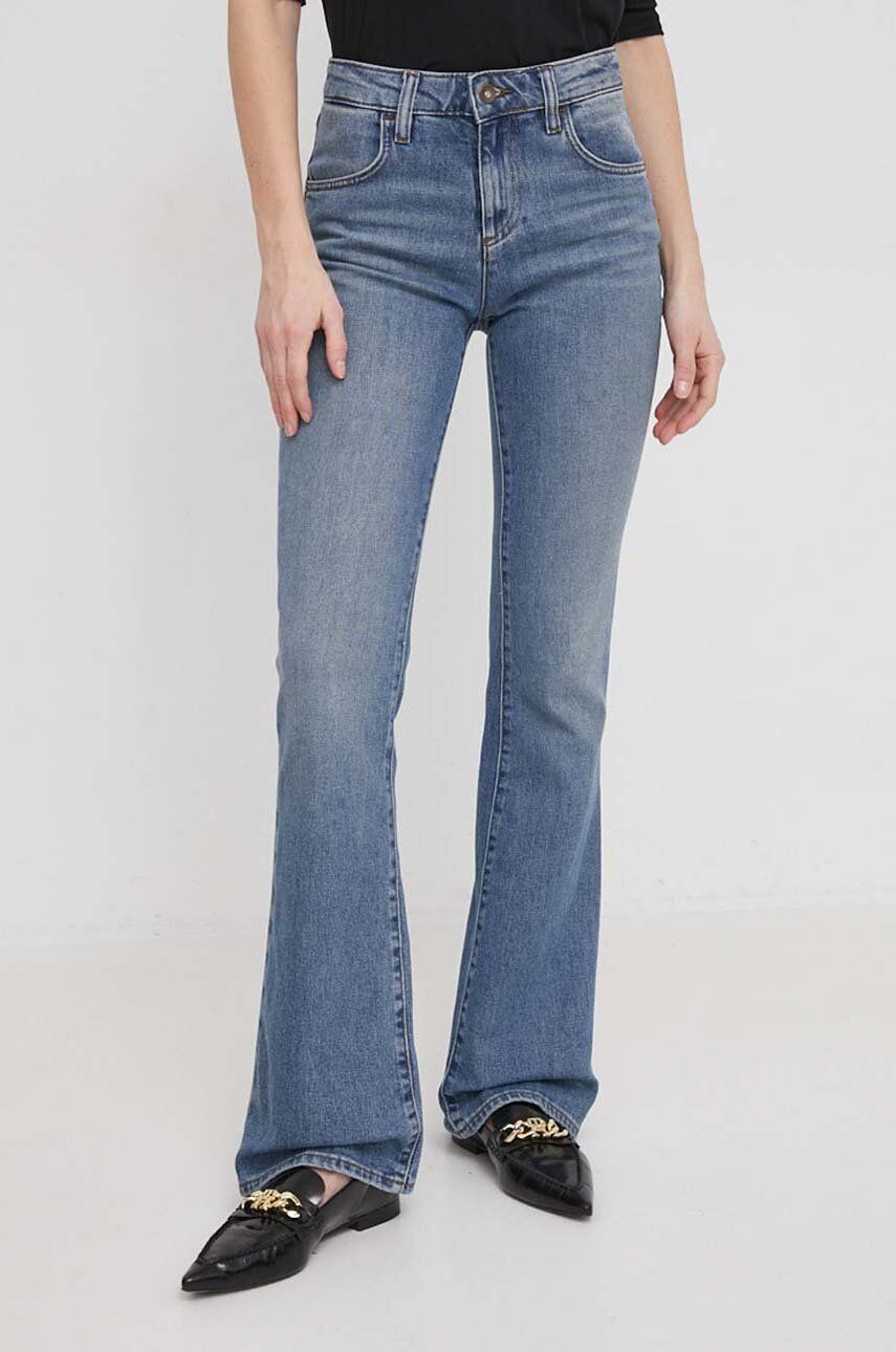 Sisley jeansi femei medium waist