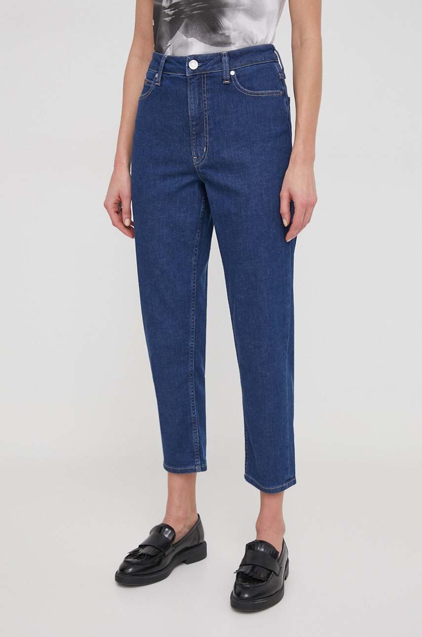 E-shop Džíny Calvin Klein dámské, high waist