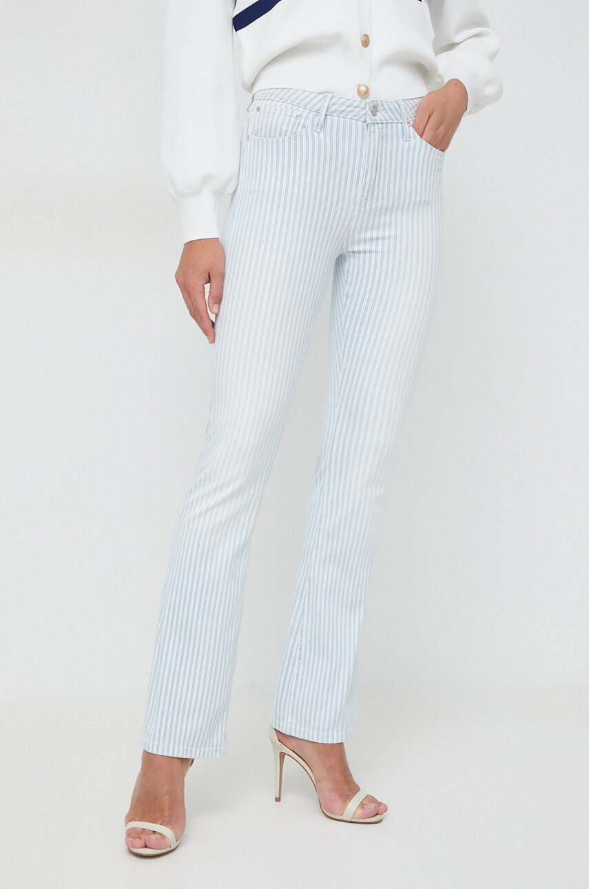 

Дънки Guess в с висока талия W4GA0L D4ZS3, Син