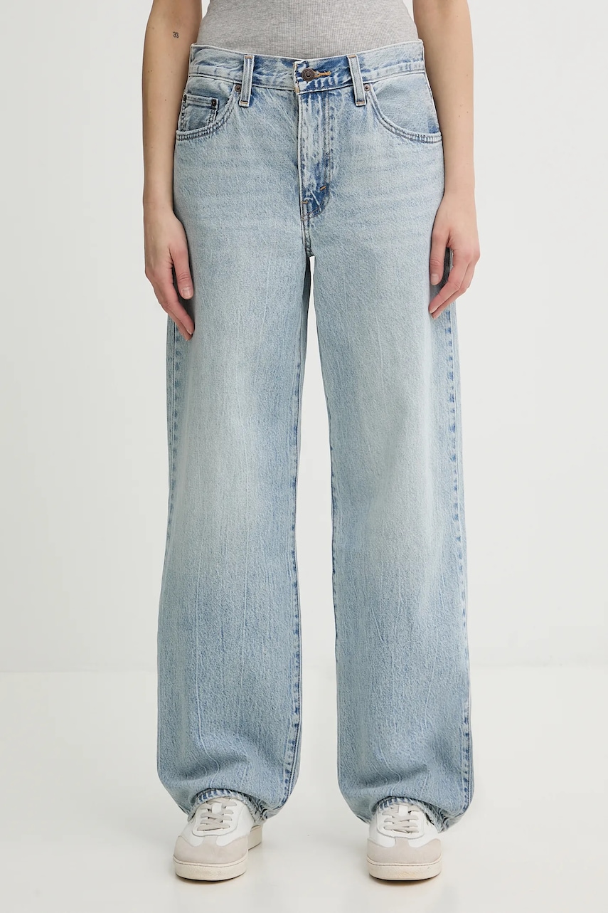 Levi's jeansy BAGGY DAD damskie medium waist
