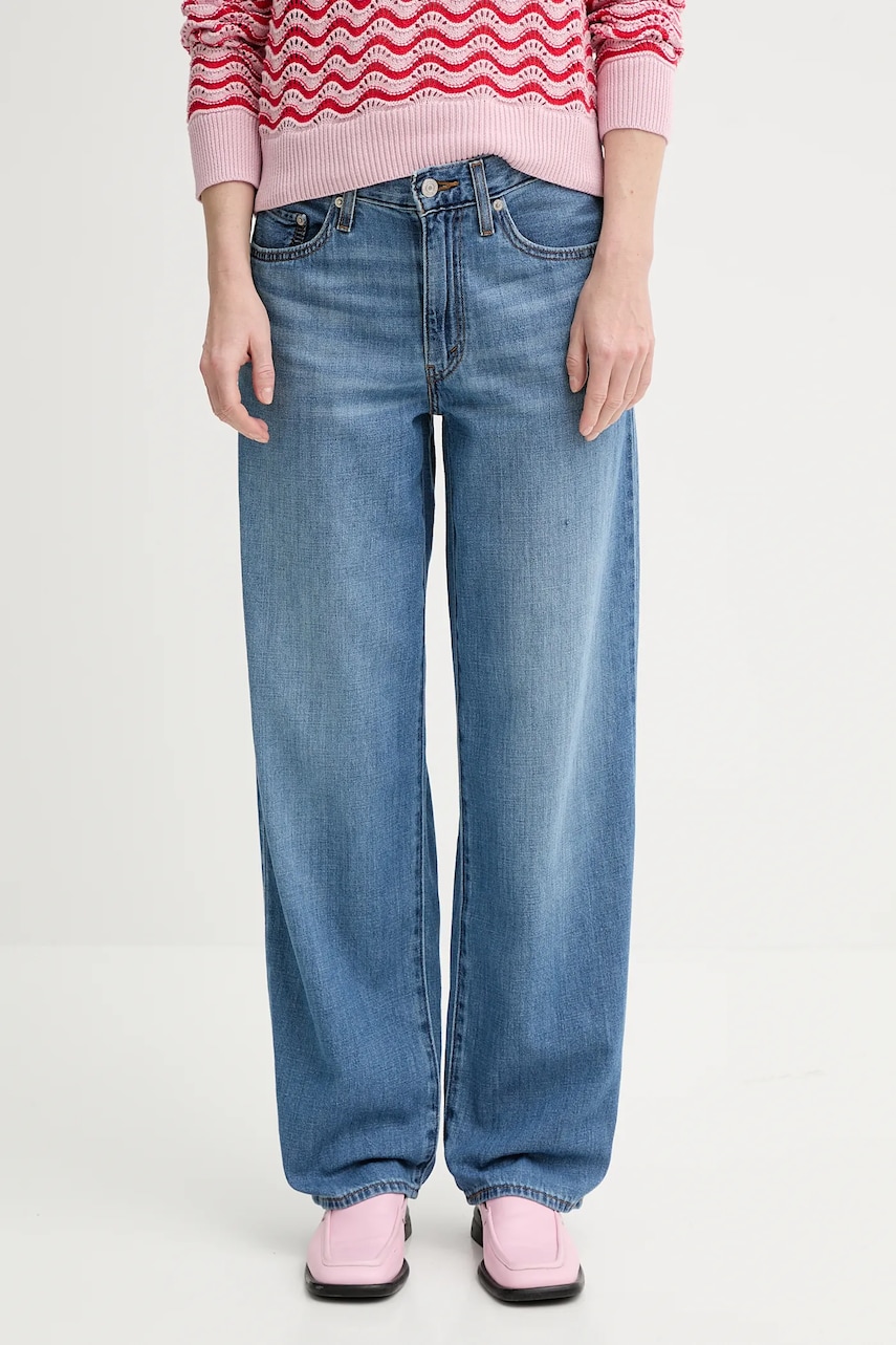 Levi\'s jeans BAGGY DAD femei medium waist