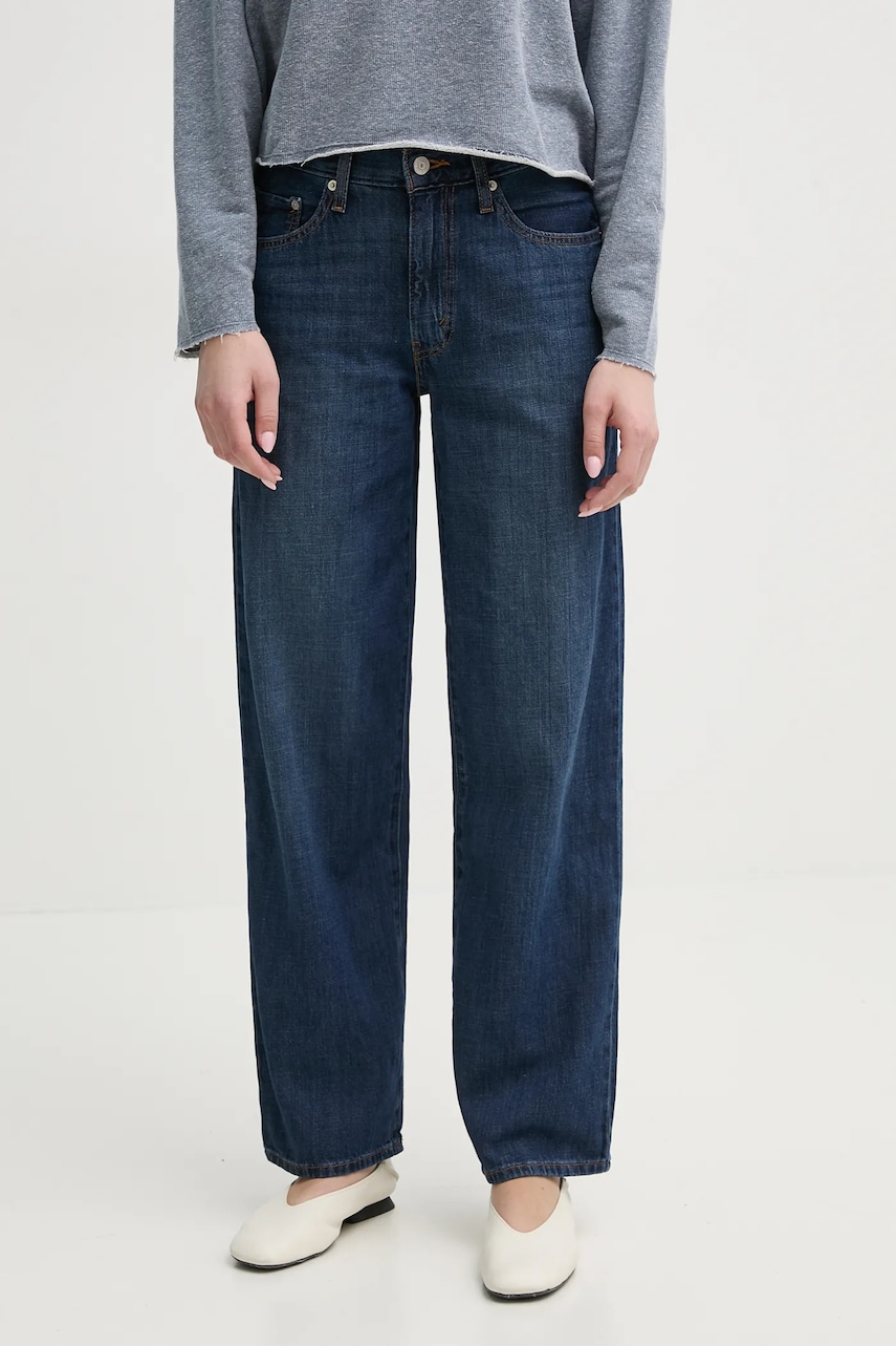 Džíny Levi's BAGGY DAD dámské, medium waist, A3494