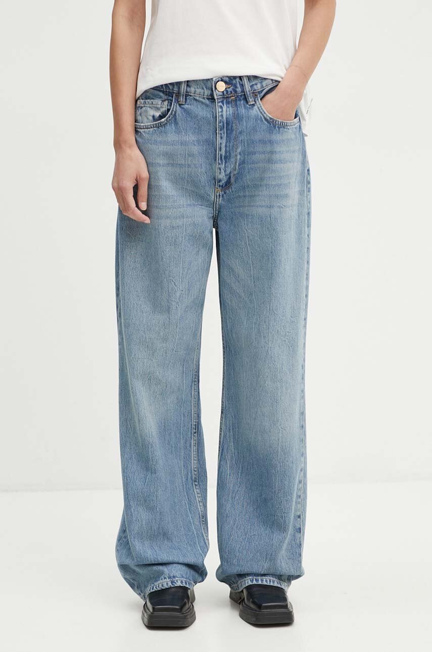 

Дънки AllSaints BLAKE с висока талия, Син