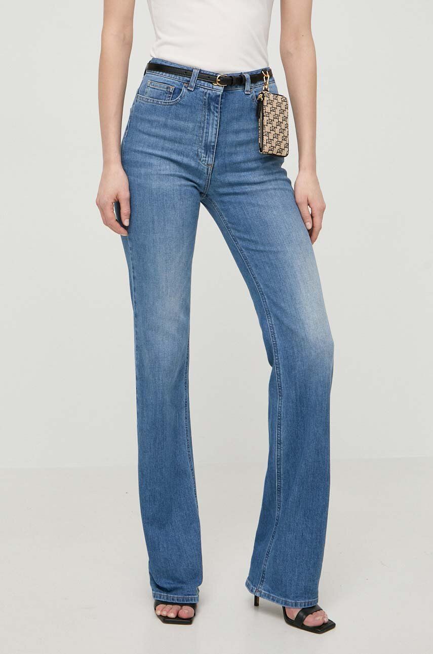 Elisabetta Franchi jeansi femei high waist, PJ55I42E2