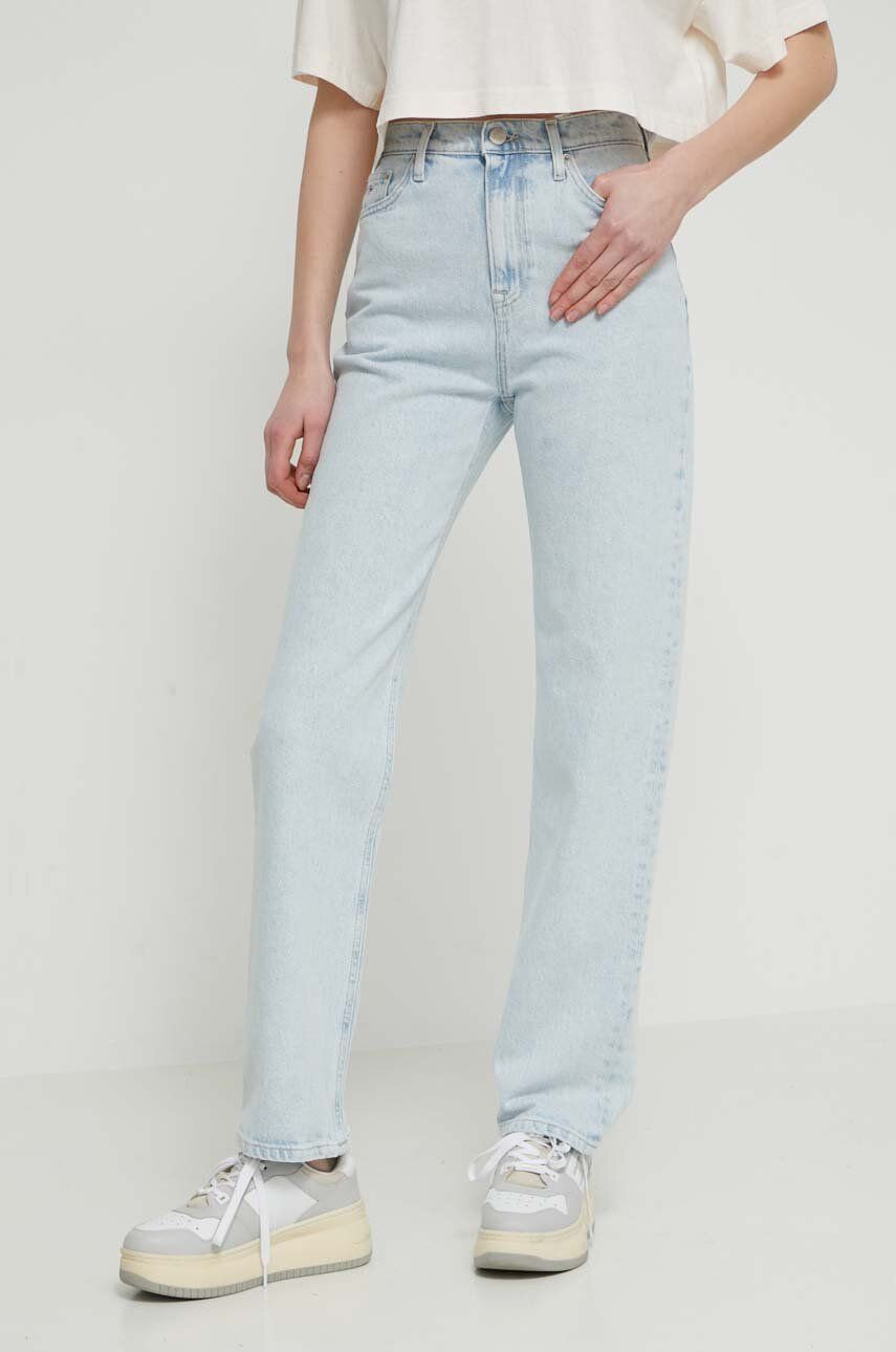 Tommy Jeans jeansi Julie femei high waist, DW0DW17613