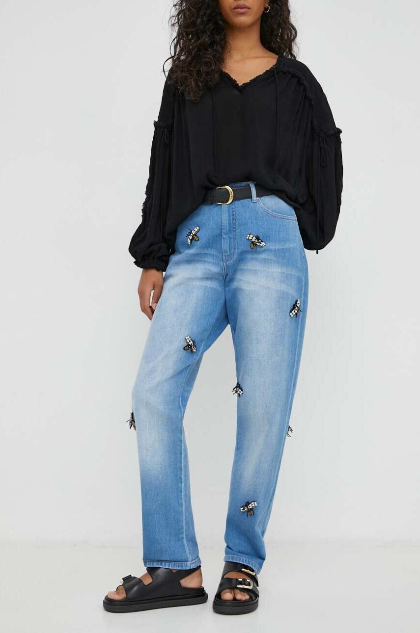 MUNTHE jeansi femei medium waist MUNTHE jeansi femei medium waist