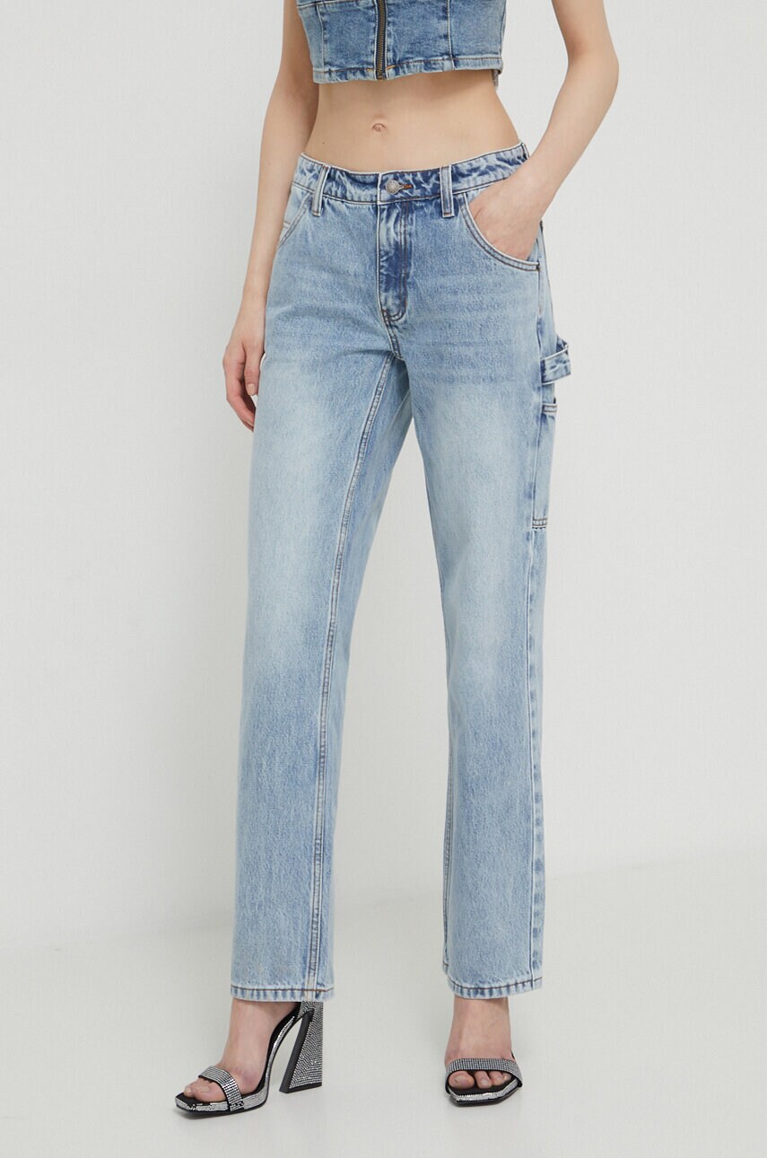 Levně Džíny Guess Originals dámské, high waist