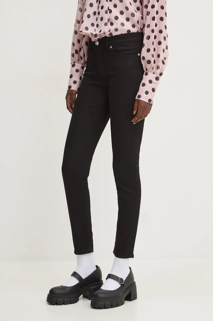 HUGO jeansi femei, culoarea negru, 50522436