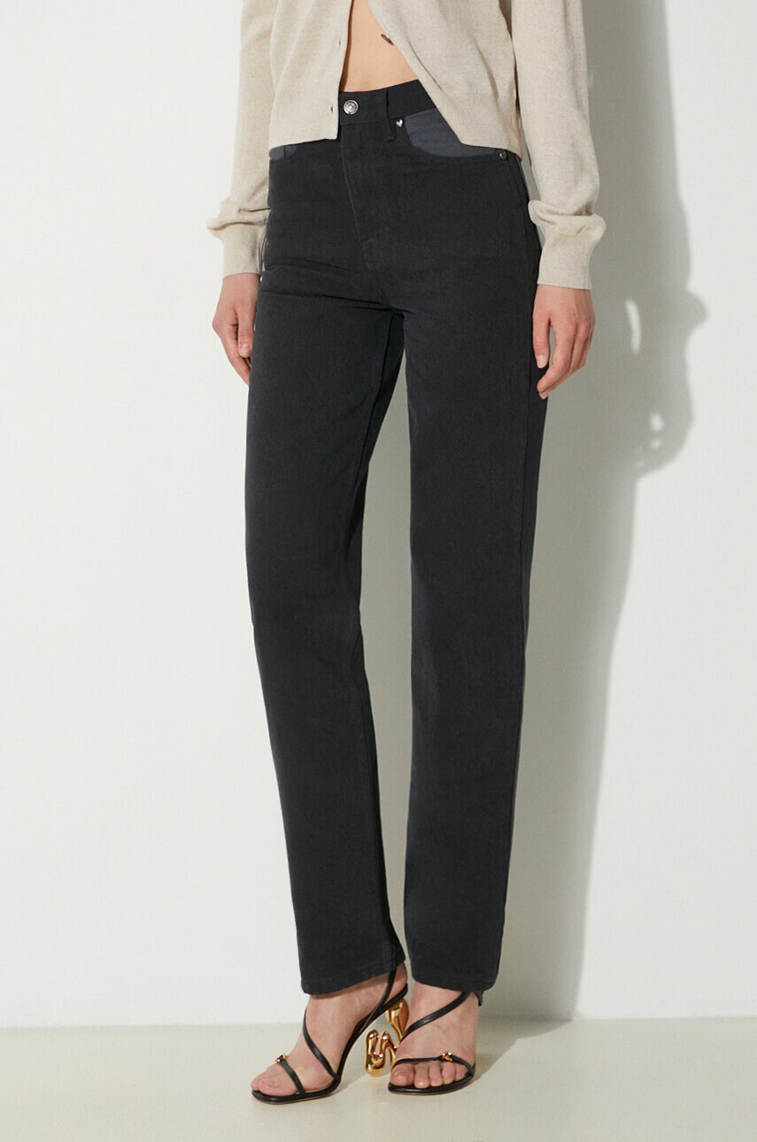 Rotate jeansi Mix Colored Pants femei high waist, 1129641075