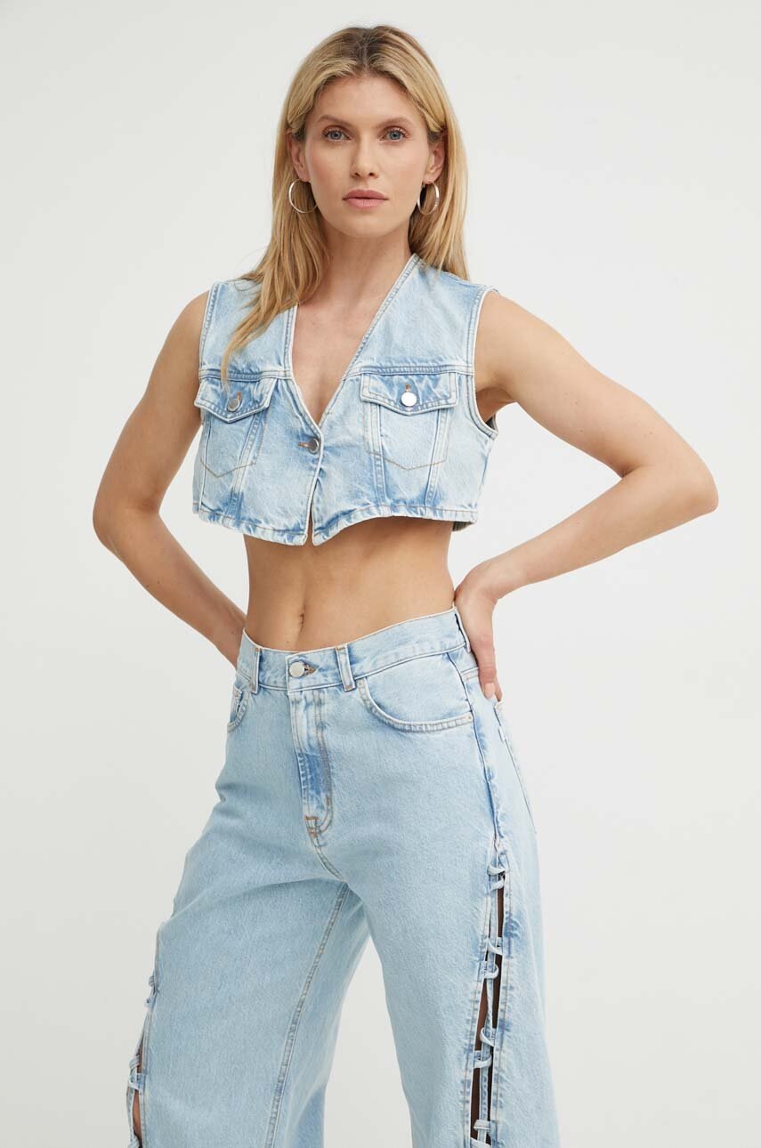 Γιλέκο τζιν K+LUSHA KLGAIA DF129KLW06 φωτογραφία