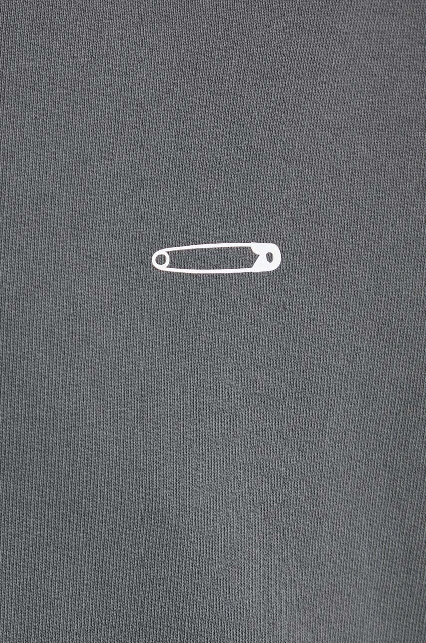 Βαμβακερό τοπ K+LUSHA χρώμα: γκρι, KLIMEROSTJ009PX φωτογραφία