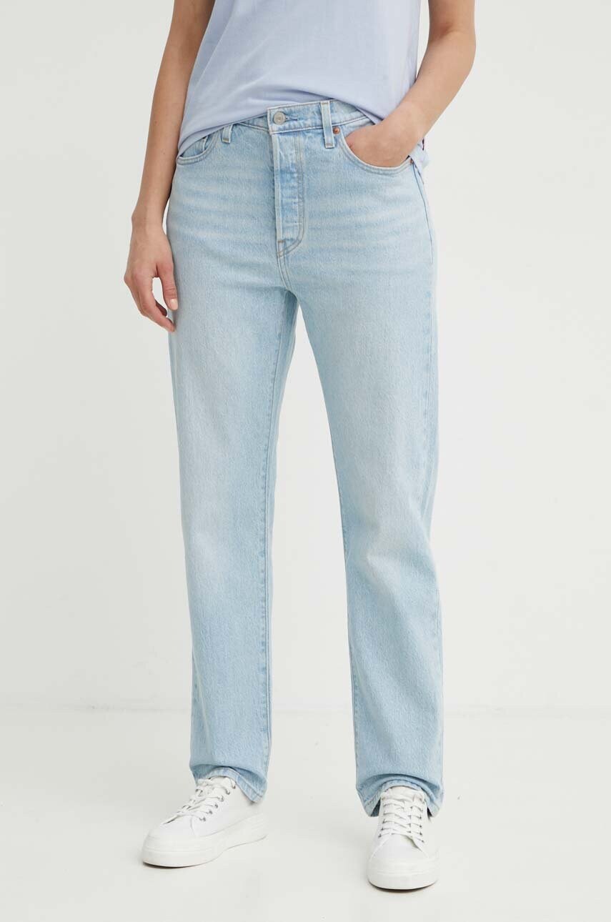 Levi's jeansi 501 CROP femei high waist, 36200