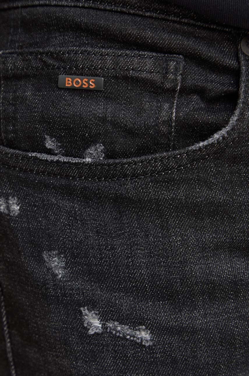 Джинси Boss Orange чоловічі колір чорний 
