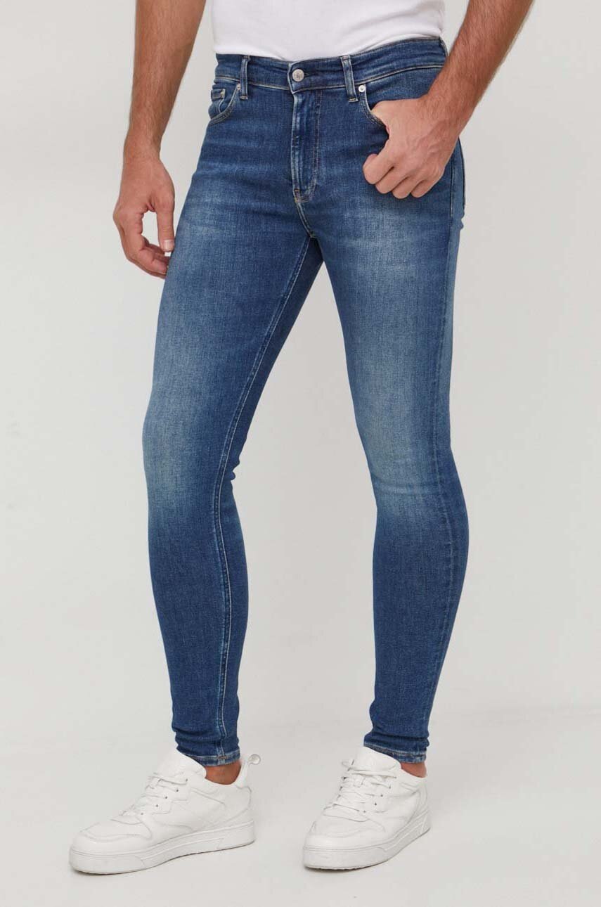 

Дънки Calvin Klein Jeans в J30J324185, Син