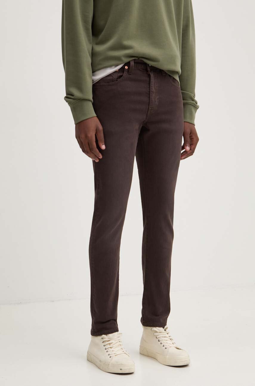 

Дънки Levi's 512 SLIM кафяво, Кафяв