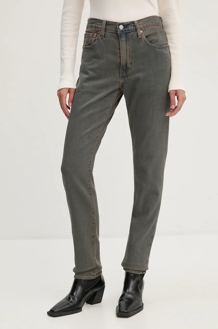 Levi's jeansi 512 SLIM barbati, culoarea gri Levi's jeansi 512 SLIM barbati, culoarea gri