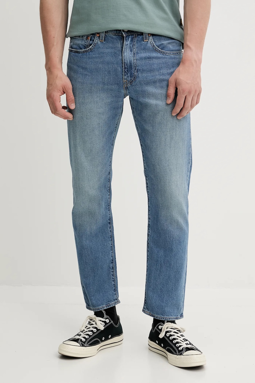 Levi\'s jeans 502™ TAPER bărbați, culoarea gri 29507 - 0 | YEO