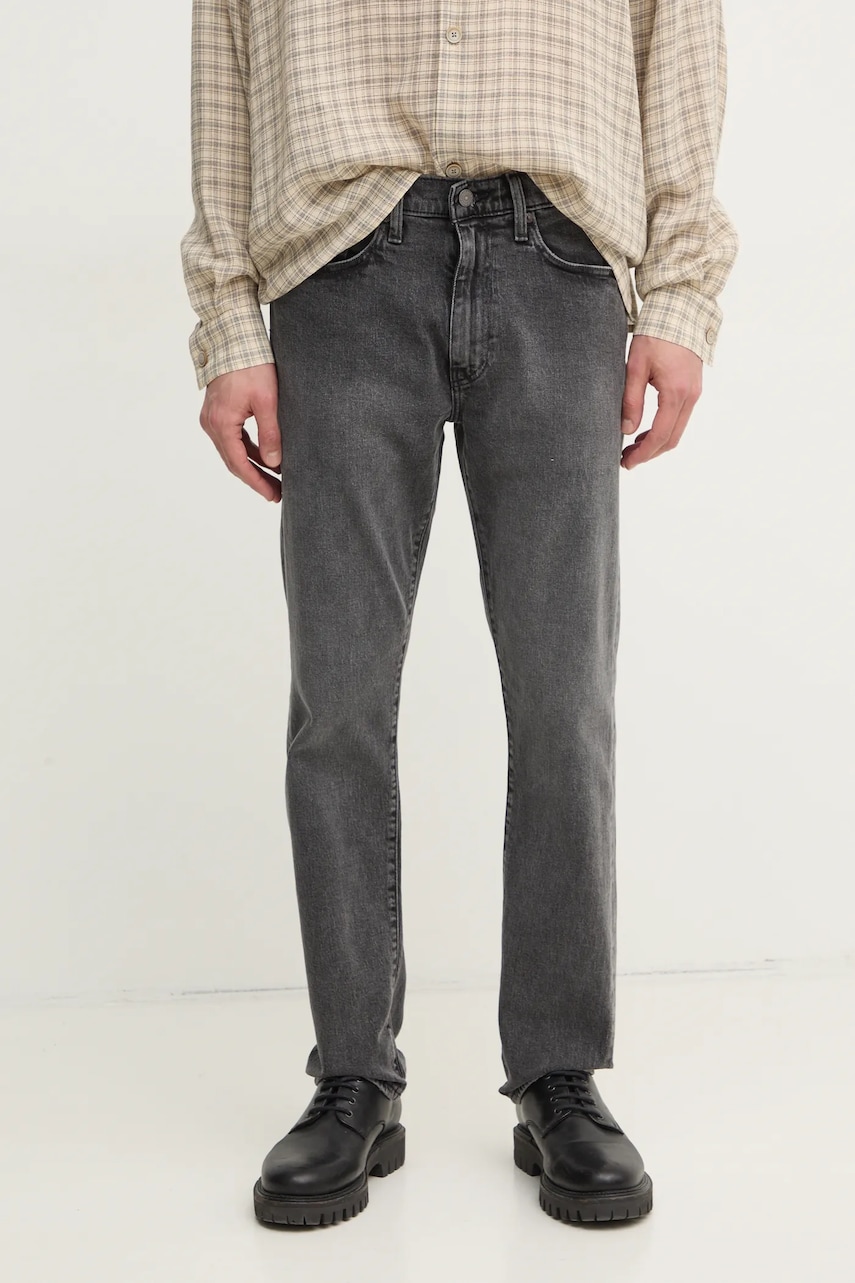 Levi's jeansi 502 TAPER barbati, culoarea gri Levi's jeansi 502 TAPER barbati, culoarea gri