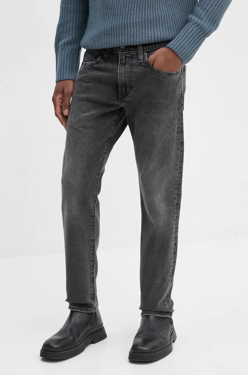 Levi\'s jeans 502™ TAPER barbati, culoarea negru 29507