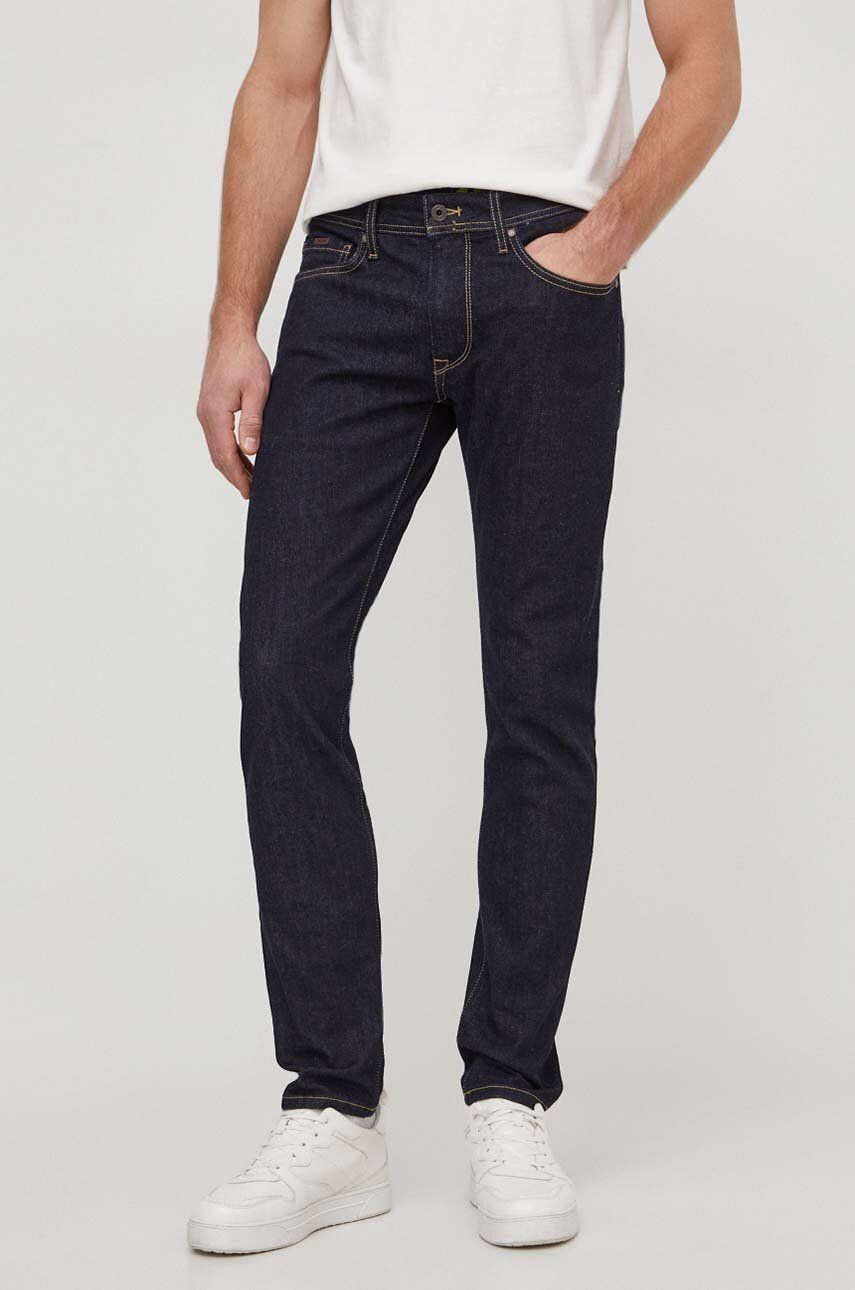 Pepe Jeans jeans bărbați, culoarea bleumarin