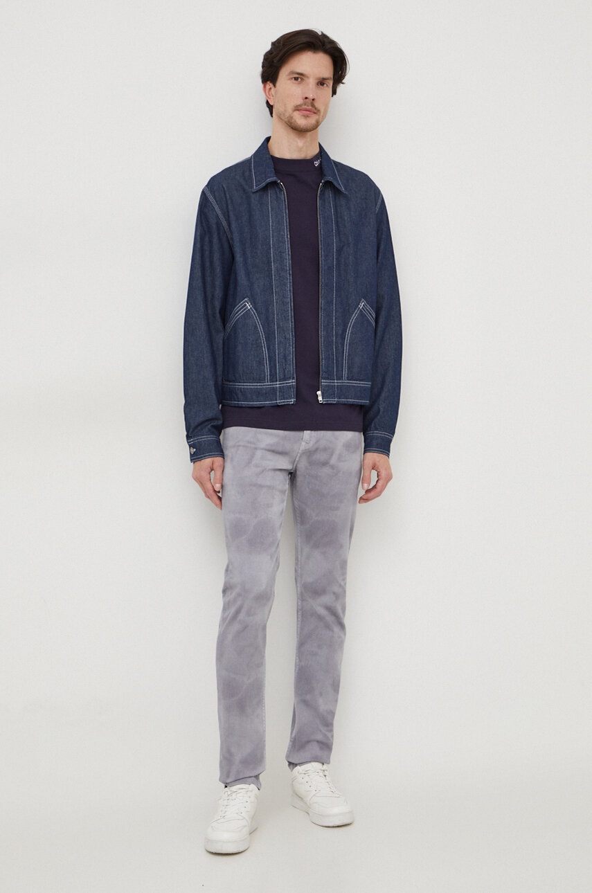 Τζιν παντελόνι Pepe Jeans SLIM JEANS CLOUDED χρώμα: γκρι PM207399 φωτογραφία