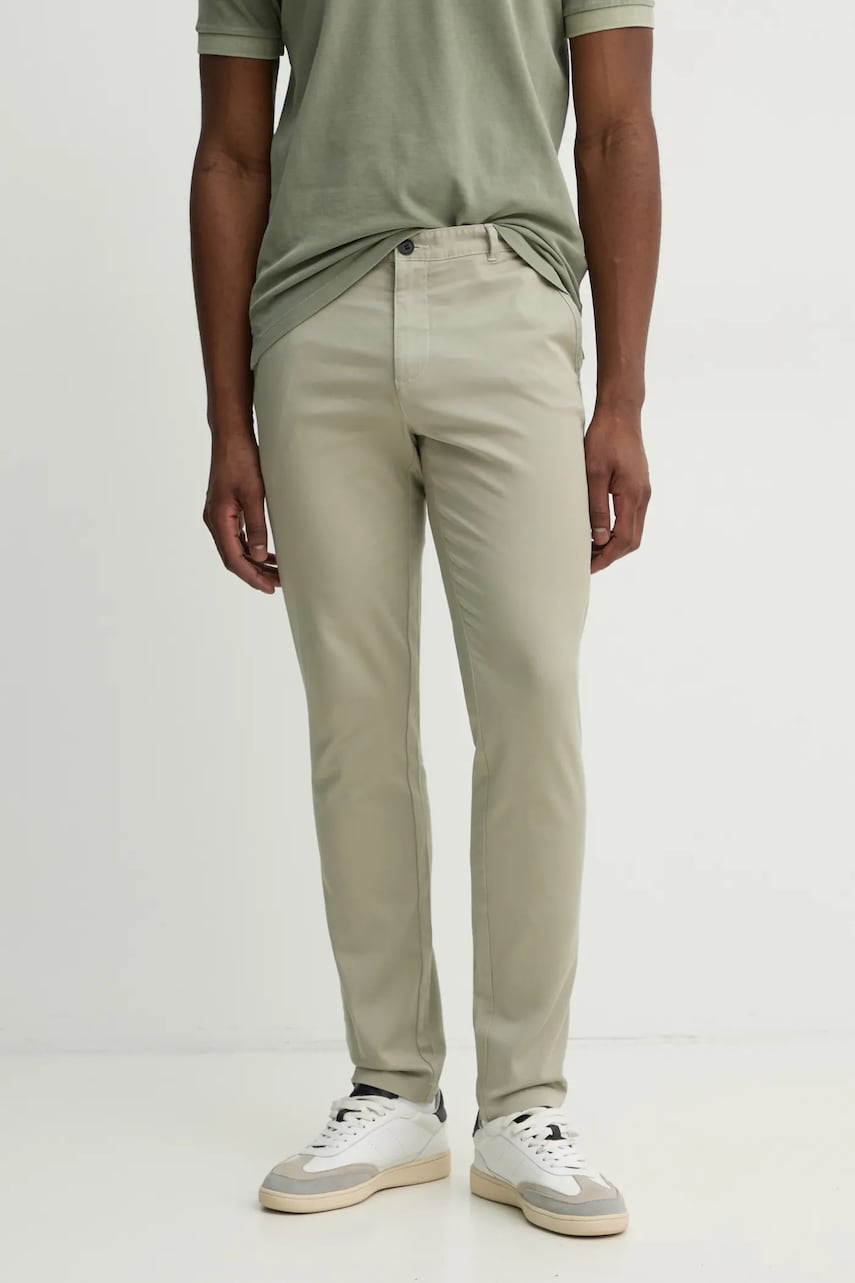 Sisley pantaloni barbati, culoarea negru, mulata, 4AIHSF021 Sisley pantaloni barbati, culoarea negru, mulata, 4AIHSF021
