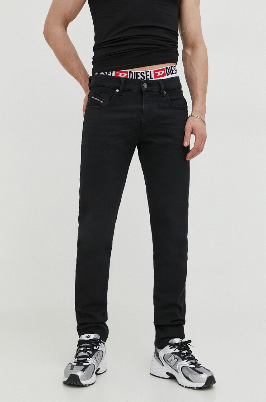 Diesel jeans bărbați, culoarea negru A03558.0KIAJ