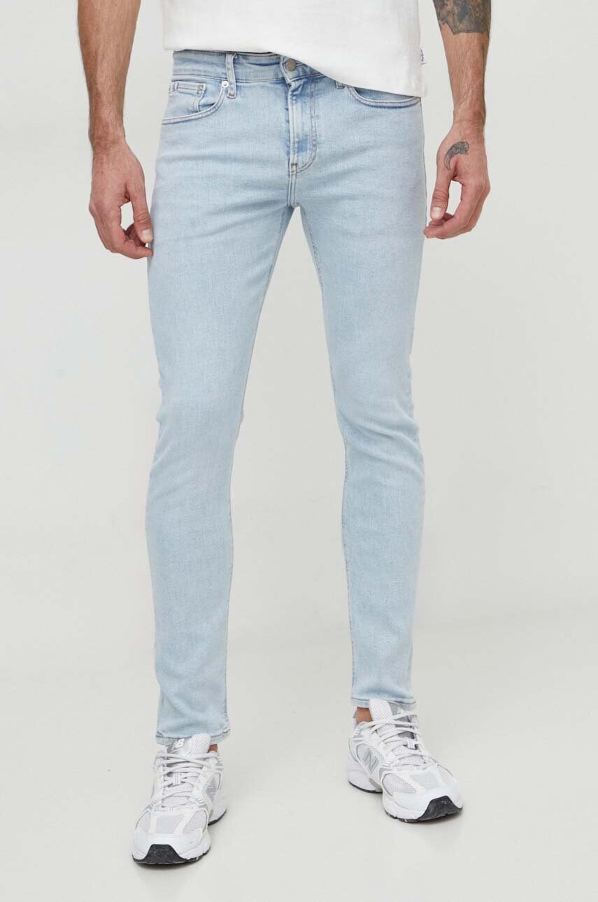 

Дънки Calvin Klein Jeans в J30J324850, Син