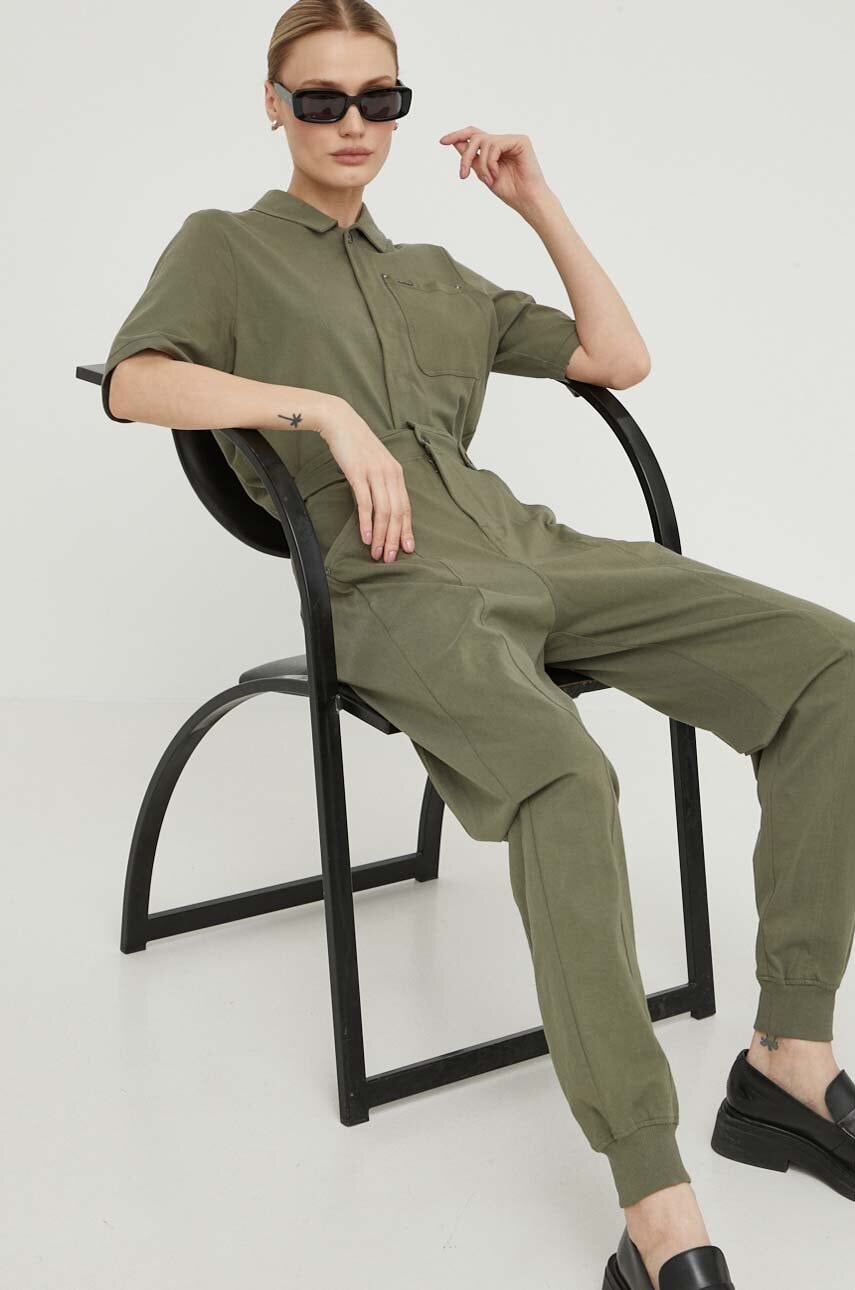 Βαμβακερή φόρμα G-Star χρώμα: πράσινο φωτογραφία