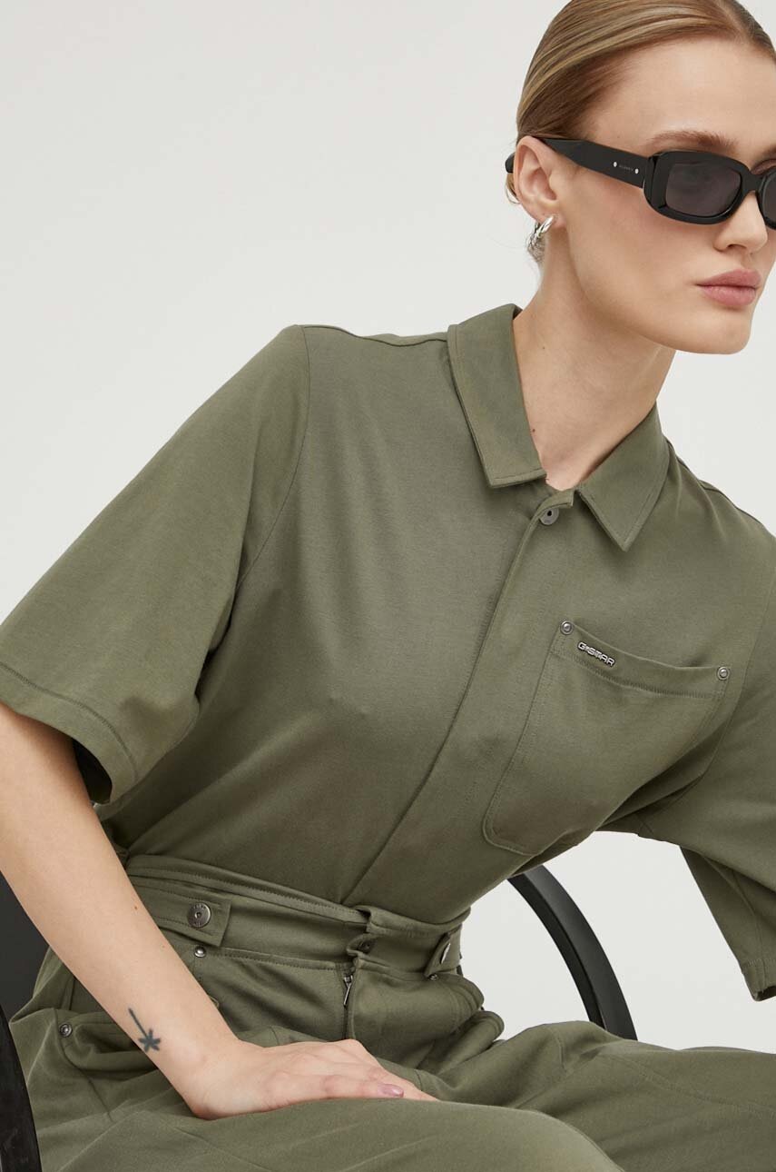 Βαμβακερή φόρμα G-Star χρώμα: πράσινο φωτογραφία