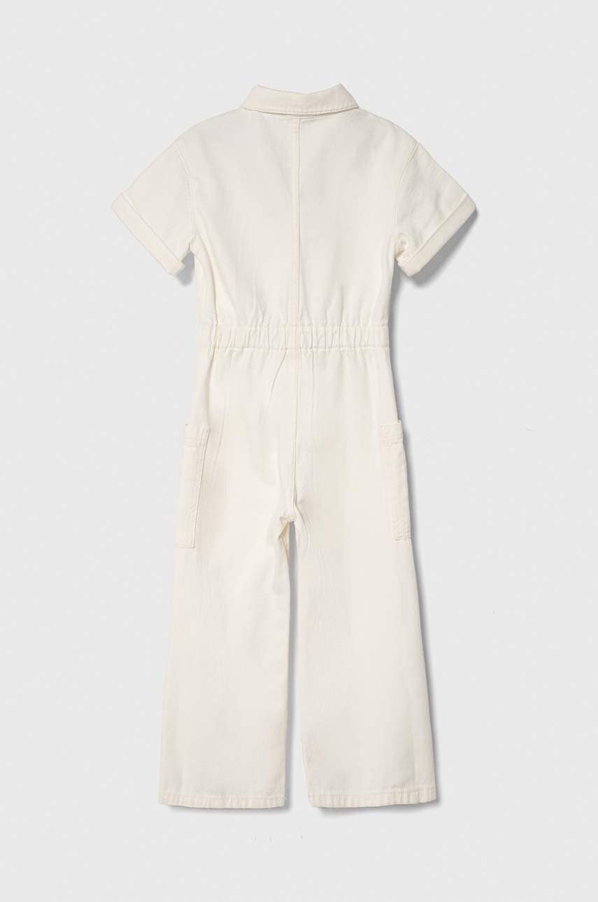 Детский комбинезон United Colors of Benetton цвет бежевый хлопковый Детский комбинезон United Colors of Benetton цвет бежевый хлопковый