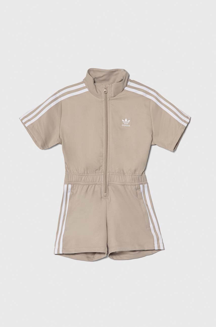 adidas Originals salopeta copii culoarea bej